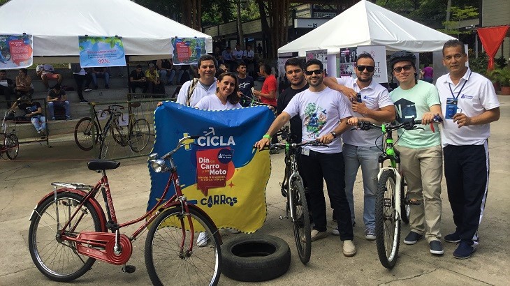 Imagen reconocimiento a Unibagué - bicicleta