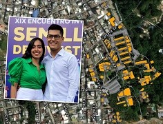 Juan Diego y Paula Fernanda, con la mentoría del profesor Jorge Hernández, construyeron una serie de mapas interactivos de la Institución basados en ArcGIS.